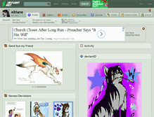 Tablet Screenshot of albiane.deviantart.com