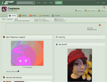 Tablet Screenshot of chepianna.deviantart.com