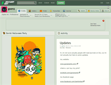Tablet Screenshot of goenz.deviantart.com