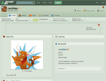 Tablet Screenshot of candidae.deviantart.com