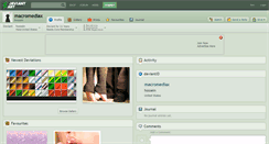 Desktop Screenshot of macromediax.deviantart.com