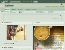 Tablet Screenshot of kyrateppelin.deviantart.com