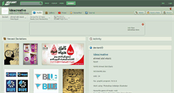 Desktop Screenshot of ideacreative.deviantart.com