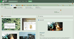 Desktop Screenshot of prisoner7.deviantart.com