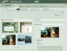 Tablet Screenshot of prisoner7.deviantart.com