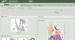 Desktop Screenshot of hanarok.deviantart.com