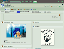 Tablet Screenshot of melliehel.deviantart.com