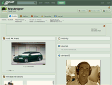 Tablet Screenshot of felpsdesigner.deviantart.com