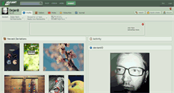 Desktop Screenshot of dejanb.deviantart.com