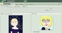 Desktop Screenshot of kokoroklongly.deviantart.com