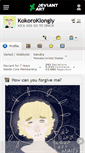 Mobile Screenshot of kokoroklongly.deviantart.com