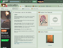 Tablet Screenshot of lovely-ladies.deviantart.com