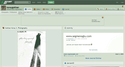 Desktop Screenshot of koraygokhan.deviantart.com