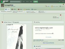 Tablet Screenshot of koraygokhan.deviantart.com