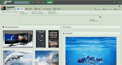 Desktop Screenshot of gaucher.deviantart.com