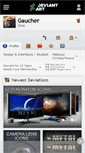 Mobile Screenshot of gaucher.deviantart.com