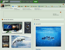 Tablet Screenshot of gaucher.deviantart.com