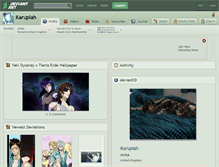 Tablet Screenshot of karupiah.deviantart.com