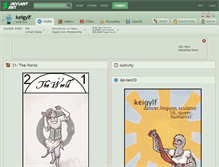 Tablet Screenshot of keigylf.deviantart.com