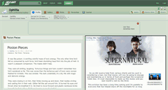 Desktop Screenshot of ophillia.deviantart.com
