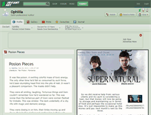 Tablet Screenshot of ophillia.deviantart.com