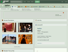 Tablet Screenshot of kattlyn.deviantart.com