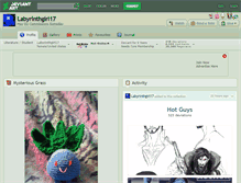 Tablet Screenshot of labyrinthgirl17.deviantart.com
