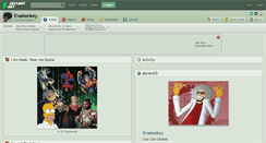 Desktop Screenshot of evamonkey.deviantart.com