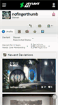 Mobile Screenshot of nofingerthumb.deviantart.com