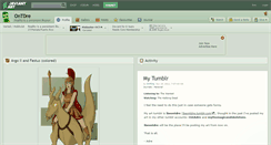Desktop Screenshot of ontdre.deviantart.com