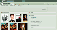 Desktop Screenshot of malachidesigns.deviantart.com