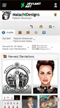 Mobile Screenshot of malachidesigns.deviantart.com
