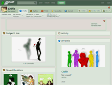 Tablet Screenshot of chiffe.deviantart.com