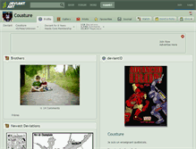 Tablet Screenshot of cousture.deviantart.com