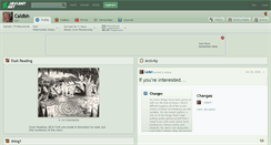 Desktop Screenshot of caldish.deviantart.com