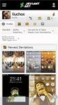 Mobile Screenshot of iluchox.deviantart.com