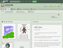 Tablet Screenshot of cortanaleigh.deviantart.com