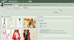 Desktop Screenshot of felinecuriosity.deviantart.com