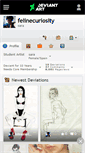 Mobile Screenshot of felinecuriosity.deviantart.com