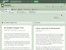 Tablet Screenshot of boomer6.deviantart.com