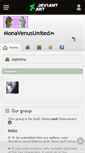 Mobile Screenshot of monavenusunited.deviantart.com