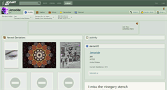 Desktop Screenshot of jenocide.deviantart.com