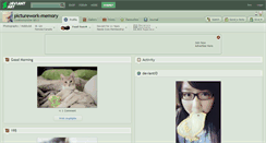 Desktop Screenshot of picturework-memory.deviantart.com