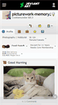 Mobile Screenshot of picturework-memory.deviantart.com