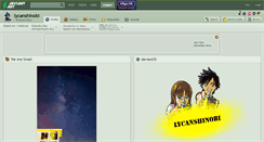 Desktop Screenshot of lycanshinobi.deviantart.com