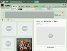 Tablet Screenshot of erogalet.deviantart.com