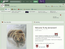Tablet Screenshot of miirkat.deviantart.com