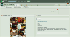 Desktop Screenshot of blitz-the-hedgehog.deviantart.com