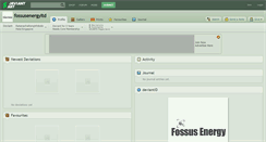 Desktop Screenshot of fossusenergyltd.deviantart.com