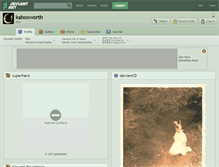 Tablet Screenshot of kahoxworth.deviantart.com